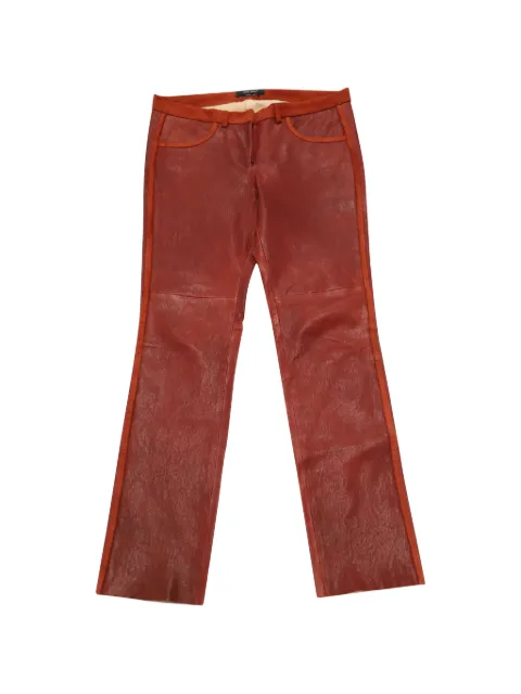 Isabel Marant Vintage slim-fit leather trousers