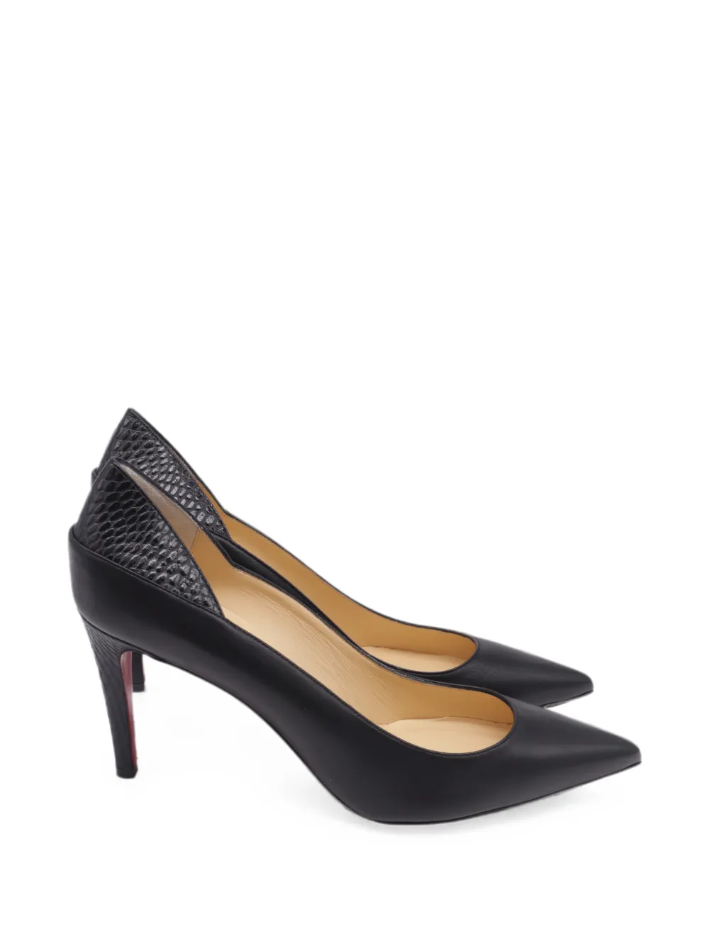 Christian Louboutin Pre-Owned Maastricht snake-effect pumps - Schwarz