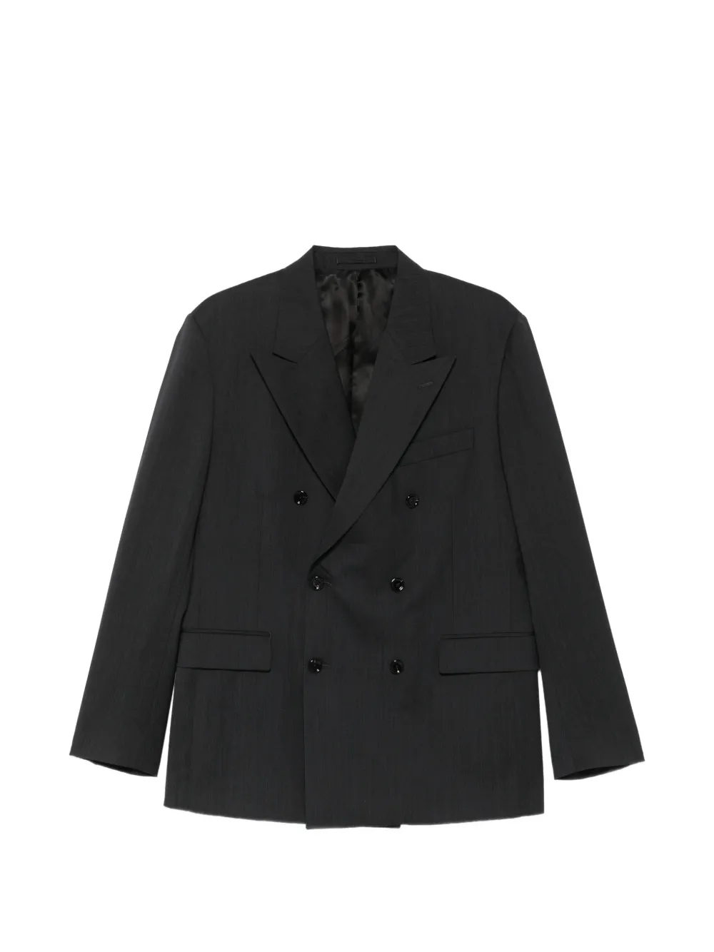 Lardini double-breasted peak-lapel suit Grijs