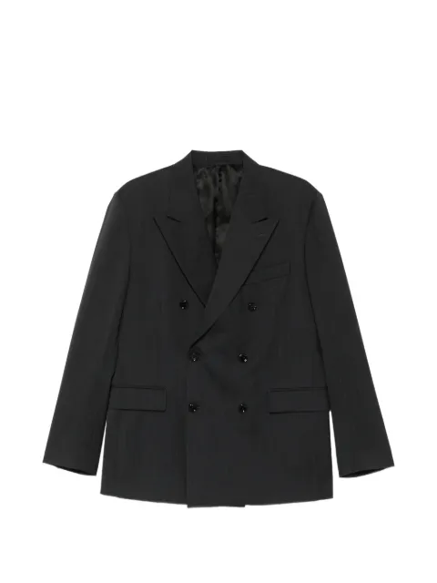 Lardini double-breasted peak-lapel suit