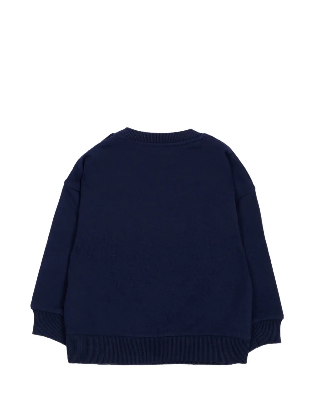 Moschino Kids Sweater met teddybeerprint Blauw
