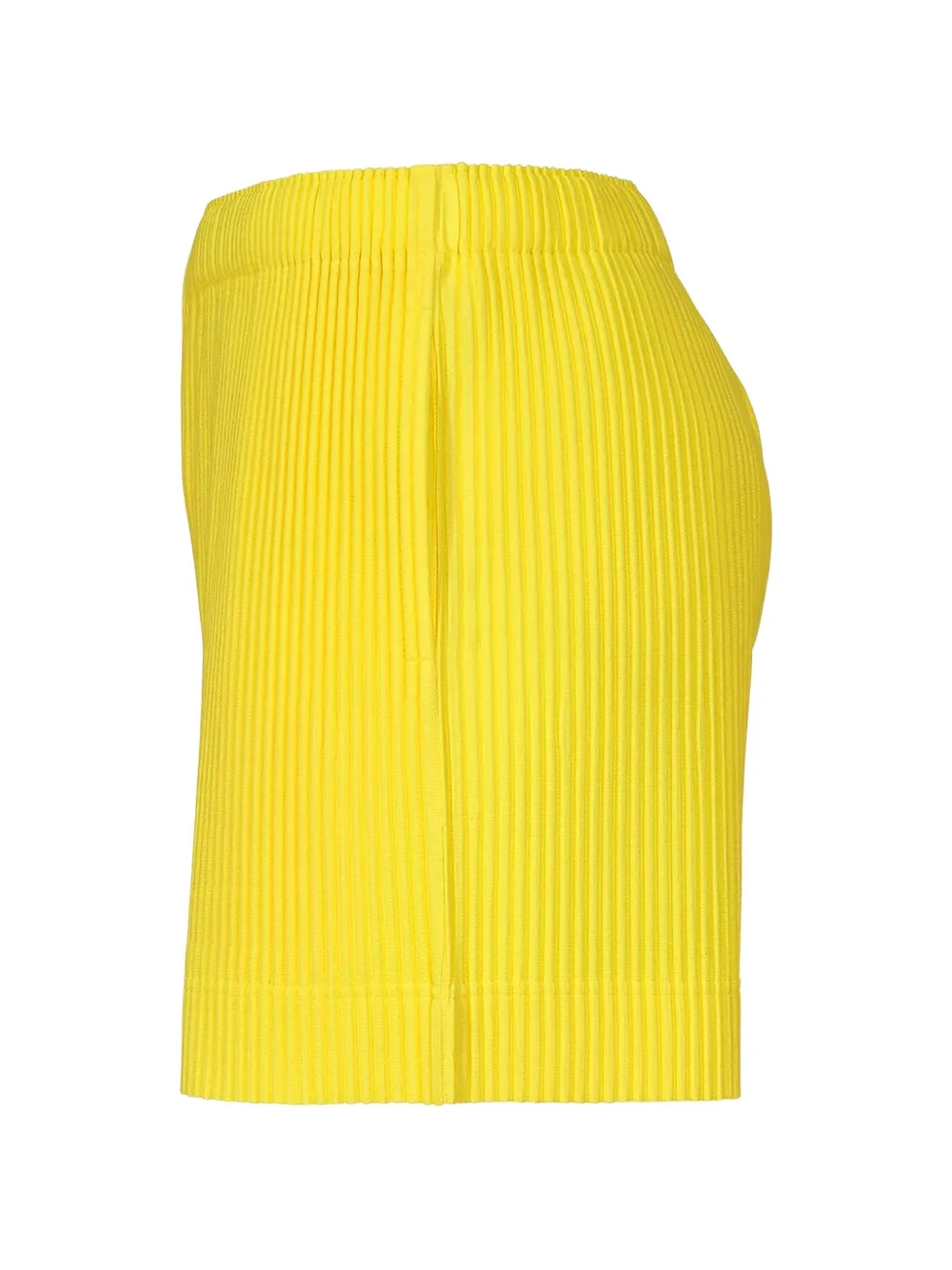 Homme Plissé Issey Miyake Colorful Pleats shorts met plissé-effect Geel