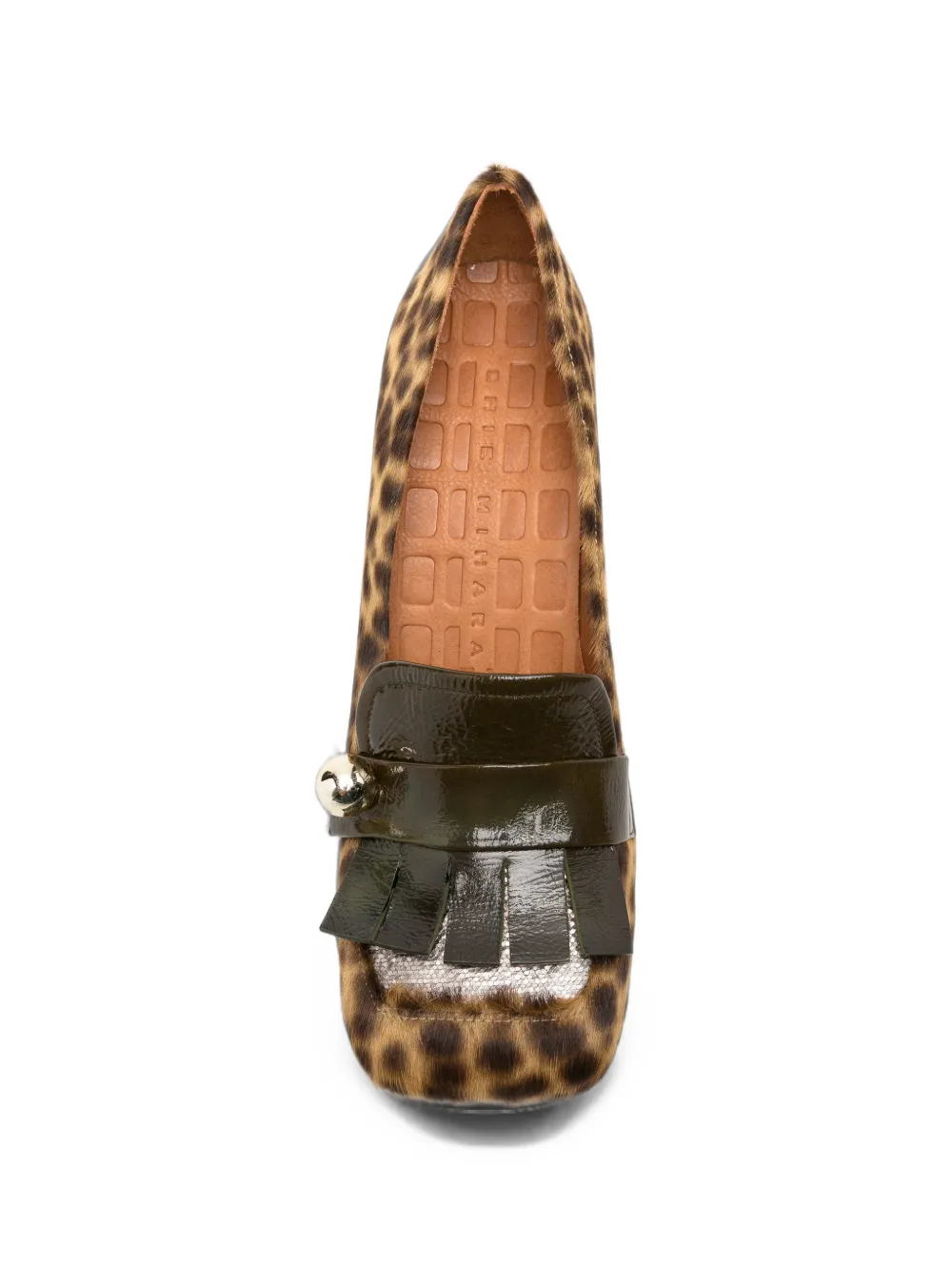 Chie Mihara leopard-print fringed pumps Bruin