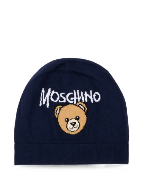 Moschino Kids gorro con motivo Teddy Bear