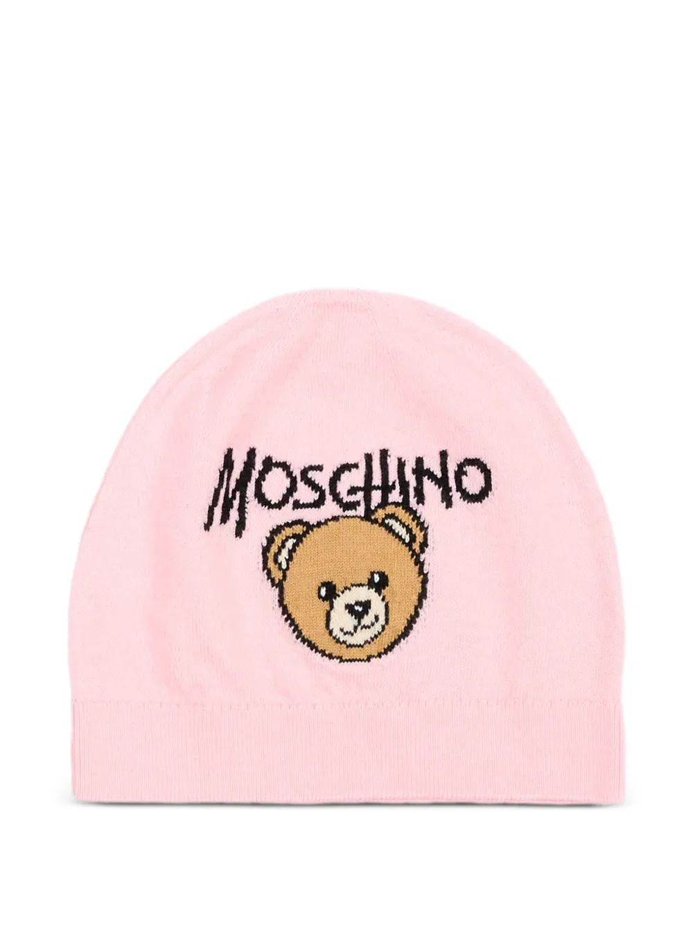 Moschino Kids Berretto Teddy Bear - Rosa
