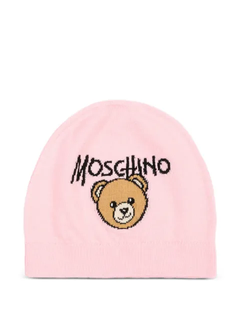 Moschino Kids Teddy Bear beanie hat