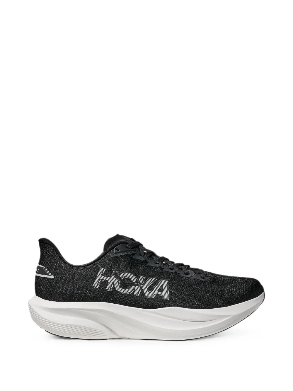 HOKA Mach 7 sneakers met logoprint Zwart