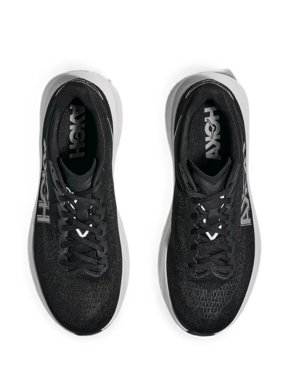 HOKA Mach 7 sneakers met logoprint Zwart