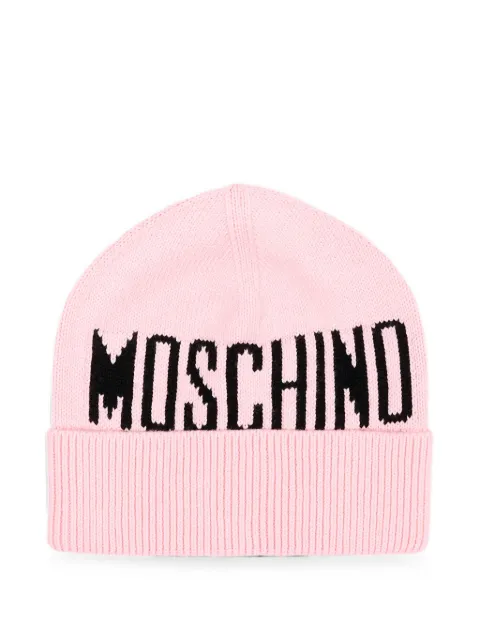 Moschino Kids リブトリム ビーニー