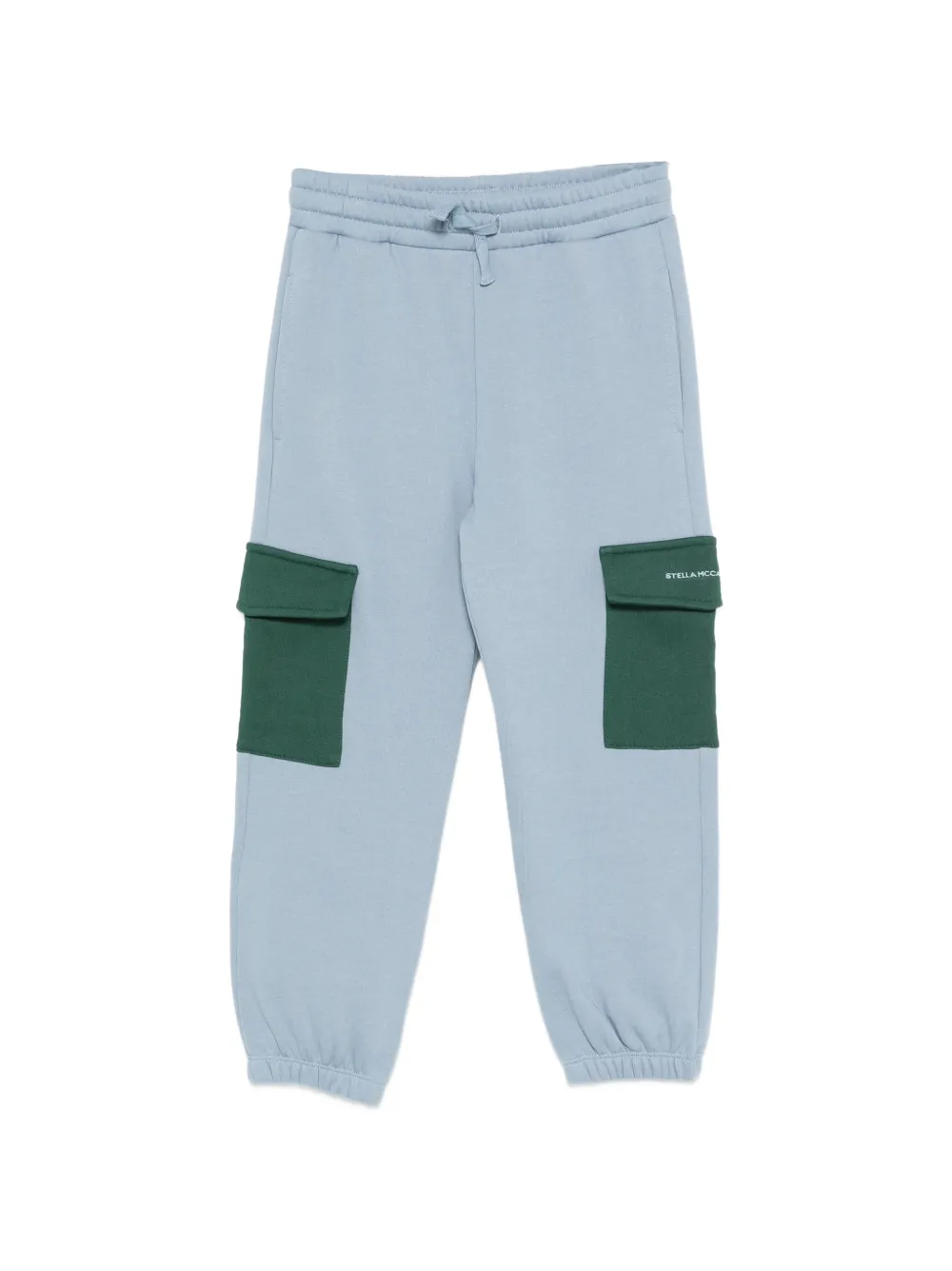 Stella McCartney Kids cargo-pockets track pants - Blu
