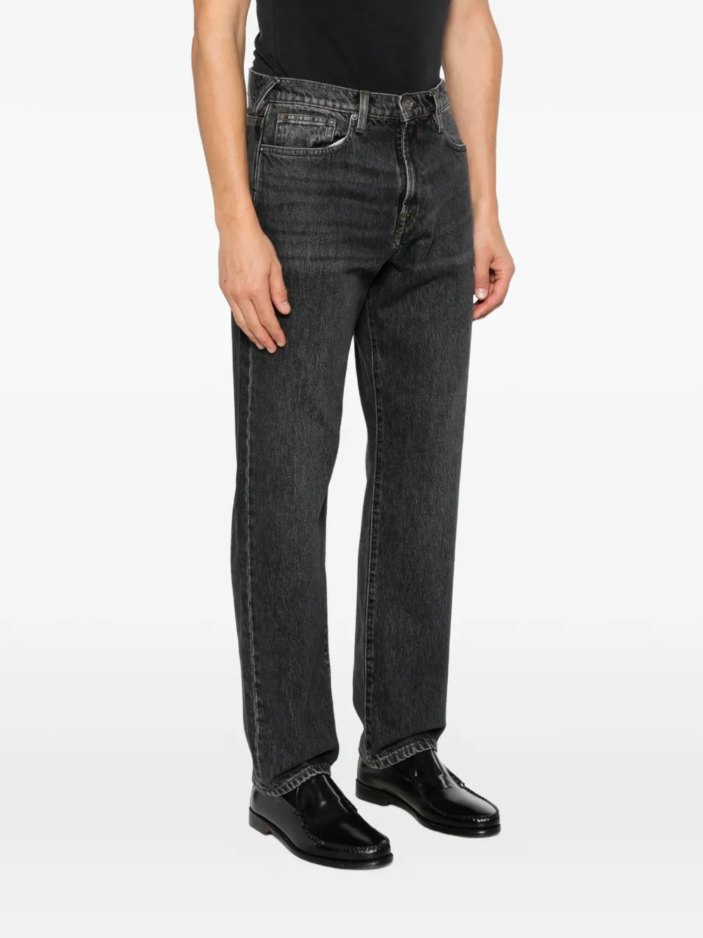PS Paul Smith Ruimvallende jeans met toelopende pijpen Grijs