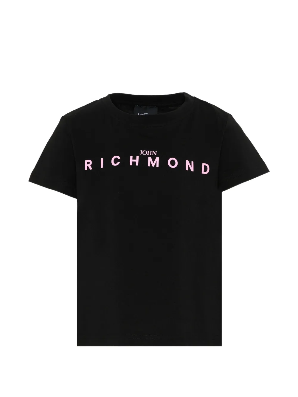 John Richmond Junior logo-print short-sleeve T-shirt - Nero