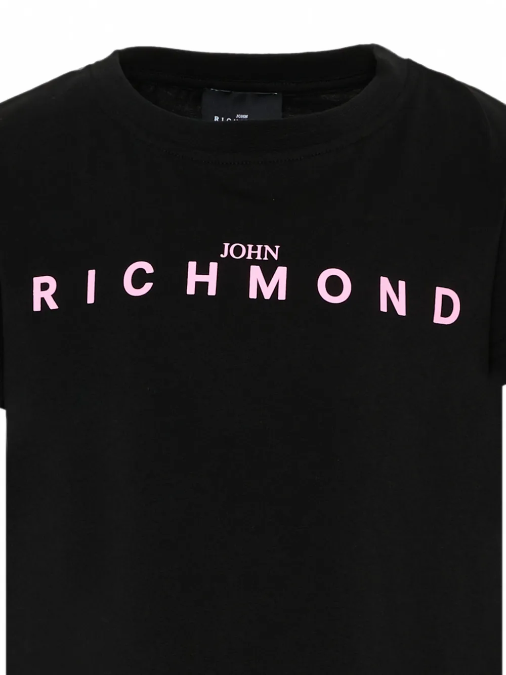 John Richmond Junior T-shirt met logoprint Zwart