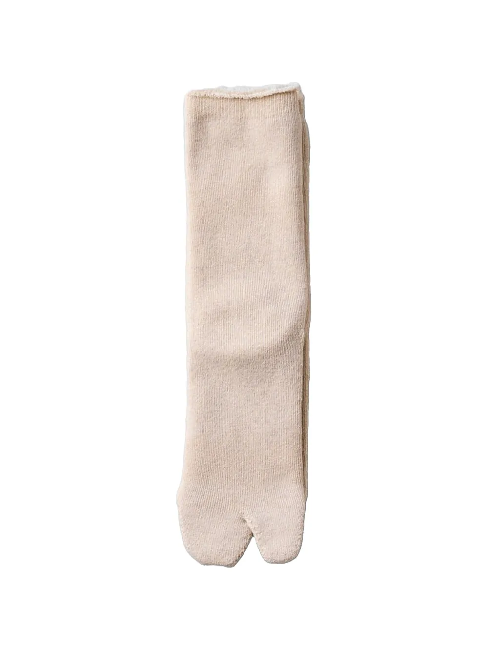 yahae Tabi pile-knit socks - Weiß