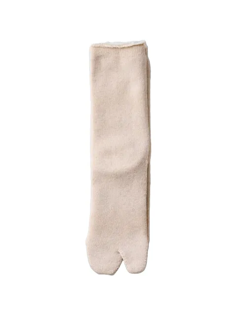 yahae Tabi pile-knit socks