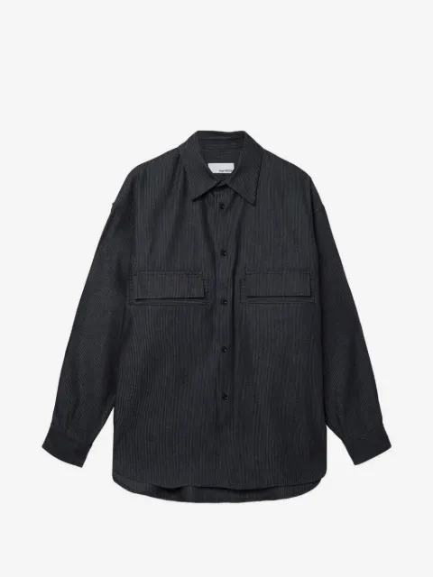 SAGE NATION Vincent double-flap pocket shirt