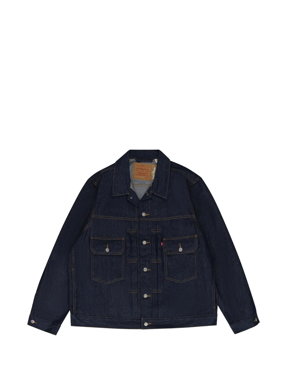 Denim Tears x Levi's Type-2 long-sleeve denim jacket - Blau