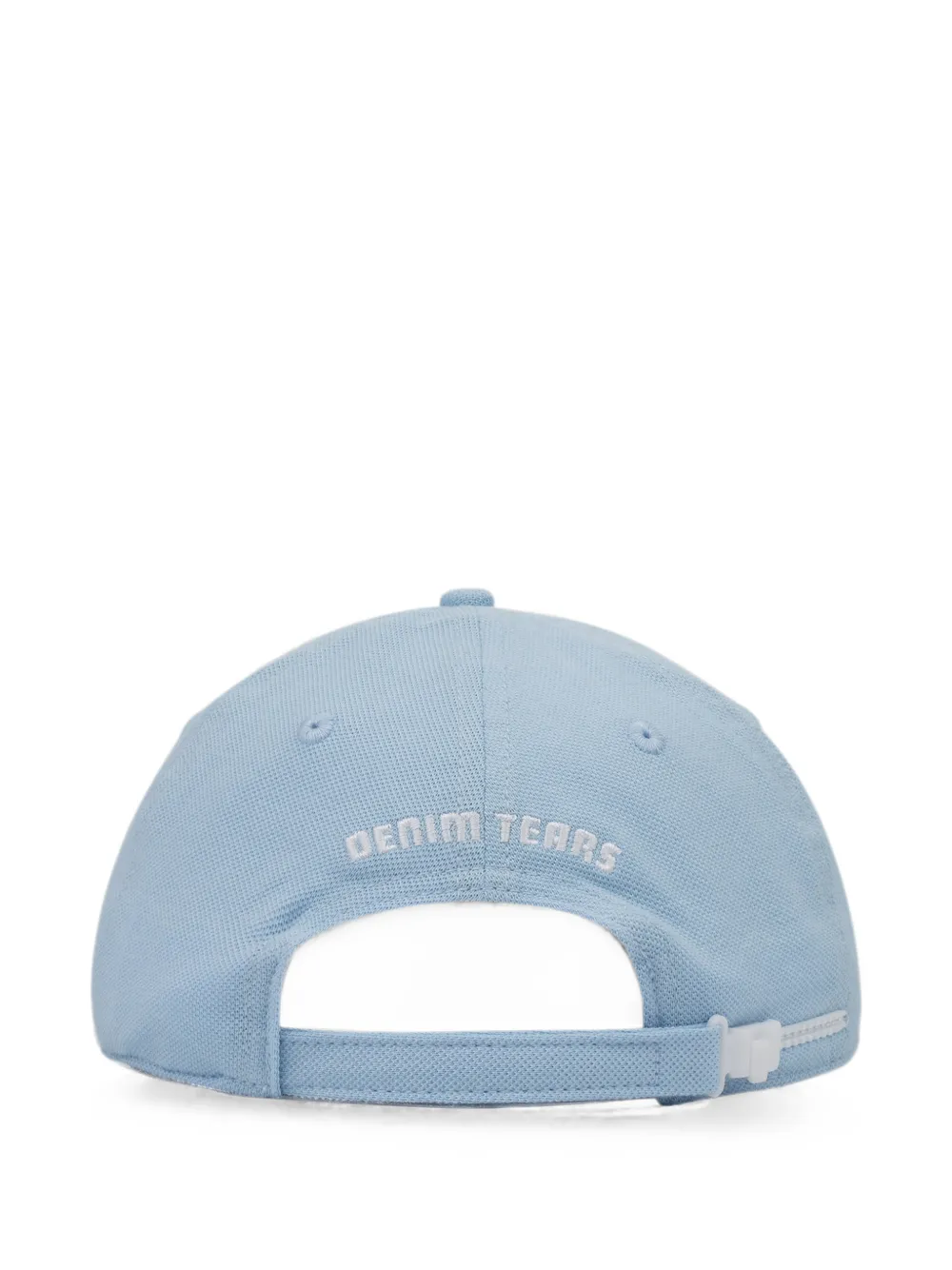 Denim Tears embroidered-logo cap Blauw