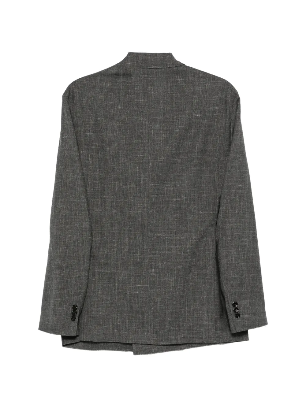 Lardini double-breasted peak-lapels jacket Grijs