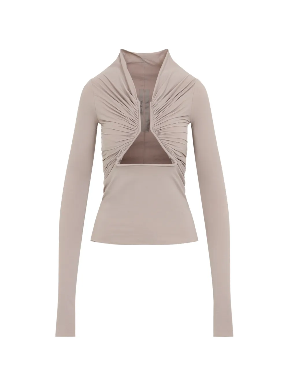 Rick Owens cut-out gathered top - Rosa