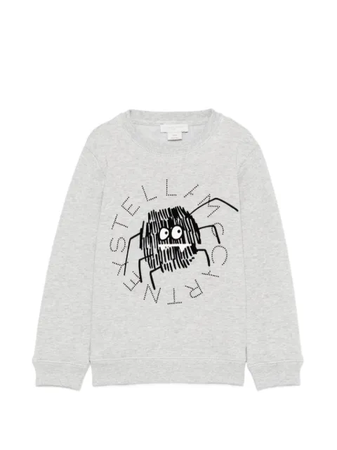 Stella McCartney Kids langærmet sweatshirt med edderkoppedetalje