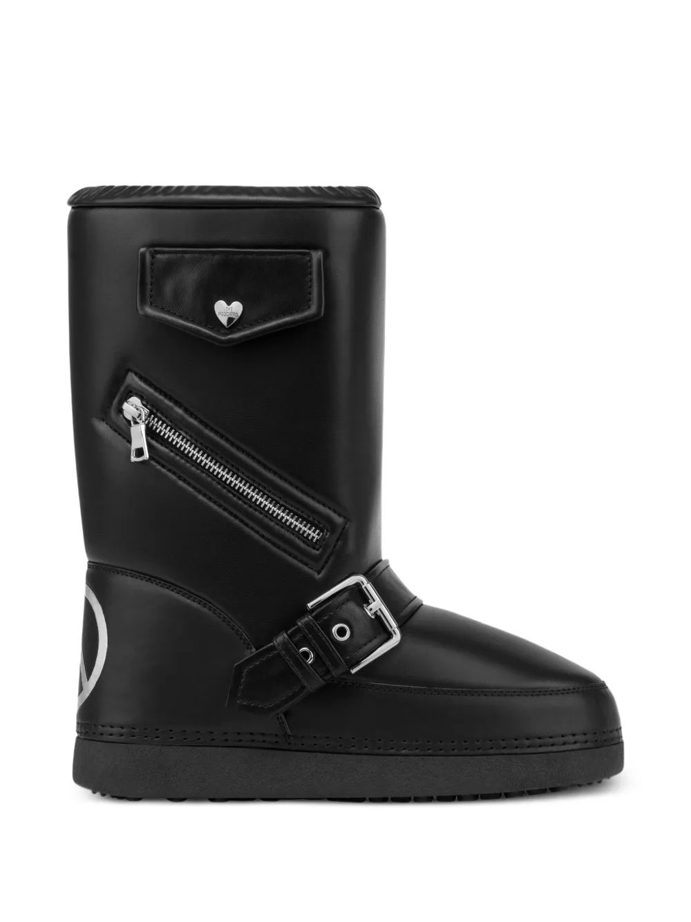Love Moschino Stivaletti con fibbia - Nero