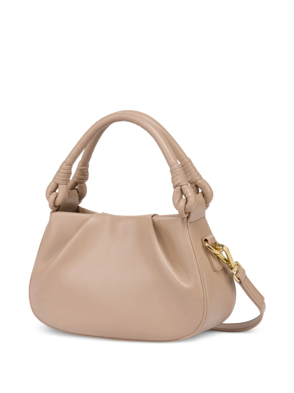 Love Moschino Schoudertas met logoplakkaat Beige