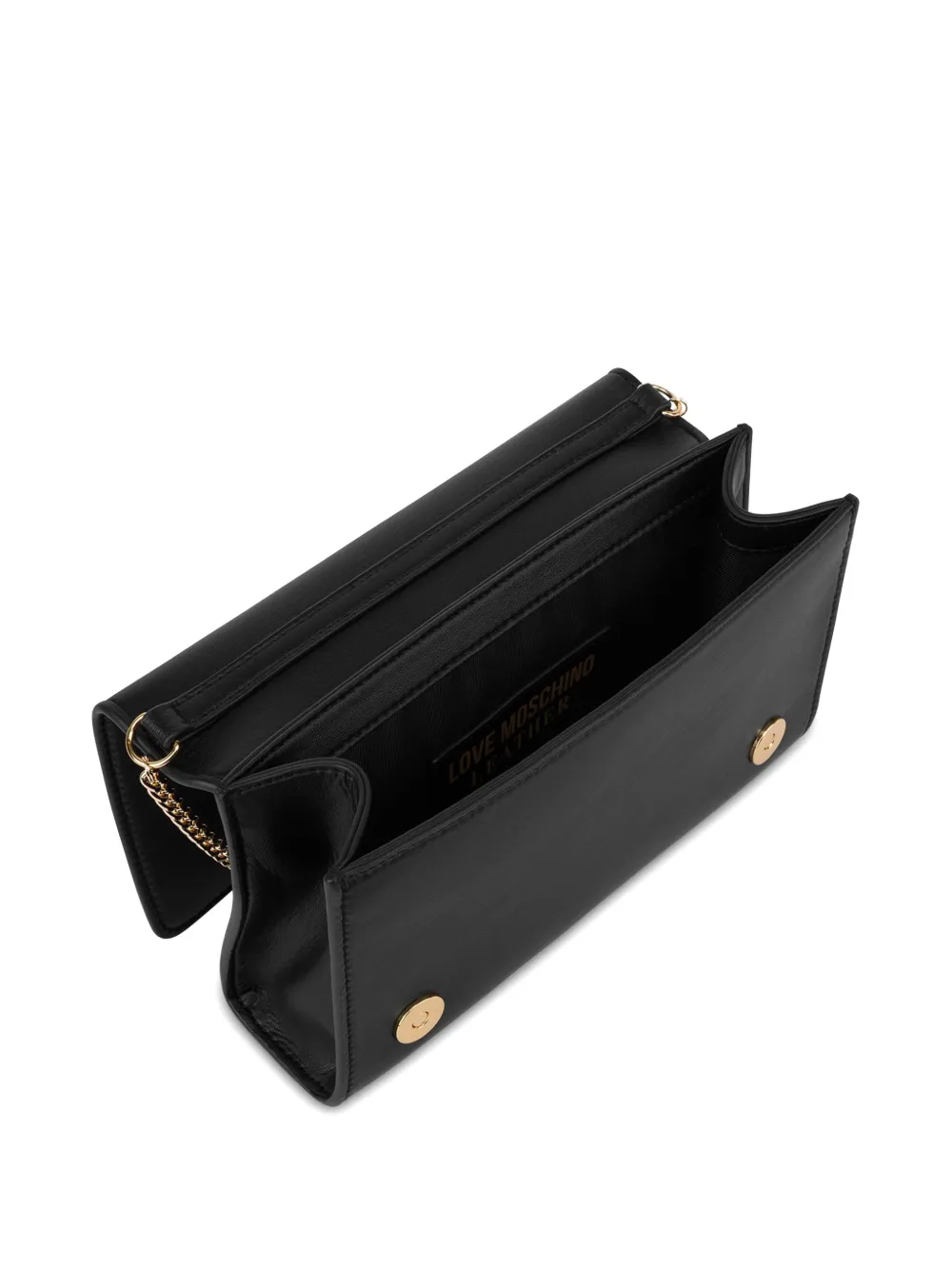 Love Moschino Schoudertas met hartpatroon Zwart