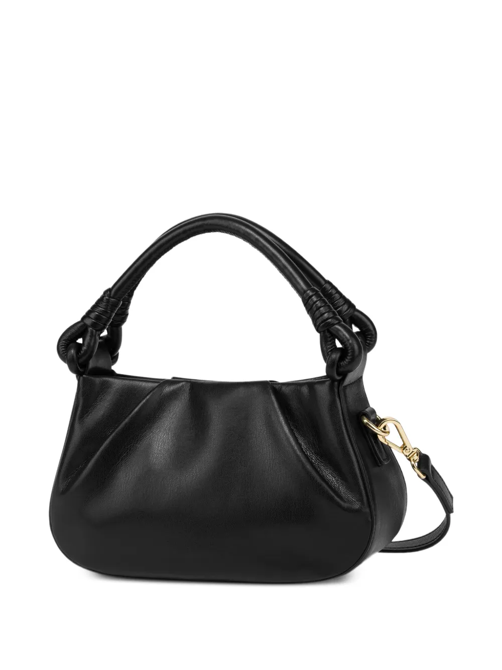 Love Moschino Schoudertas met geknoopt handvat Zwart