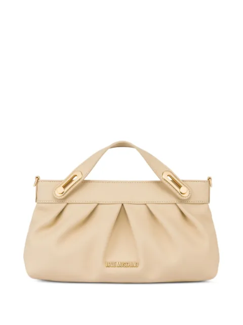 Love Moschino ruched tote bag