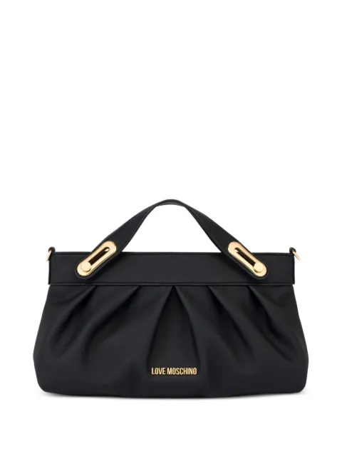 Love Moschino ruched-detail tote bag