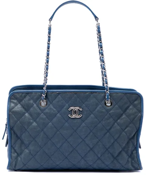 CHANEL Pre-Owned tote French Riviera de piel caviar capitonada 2011