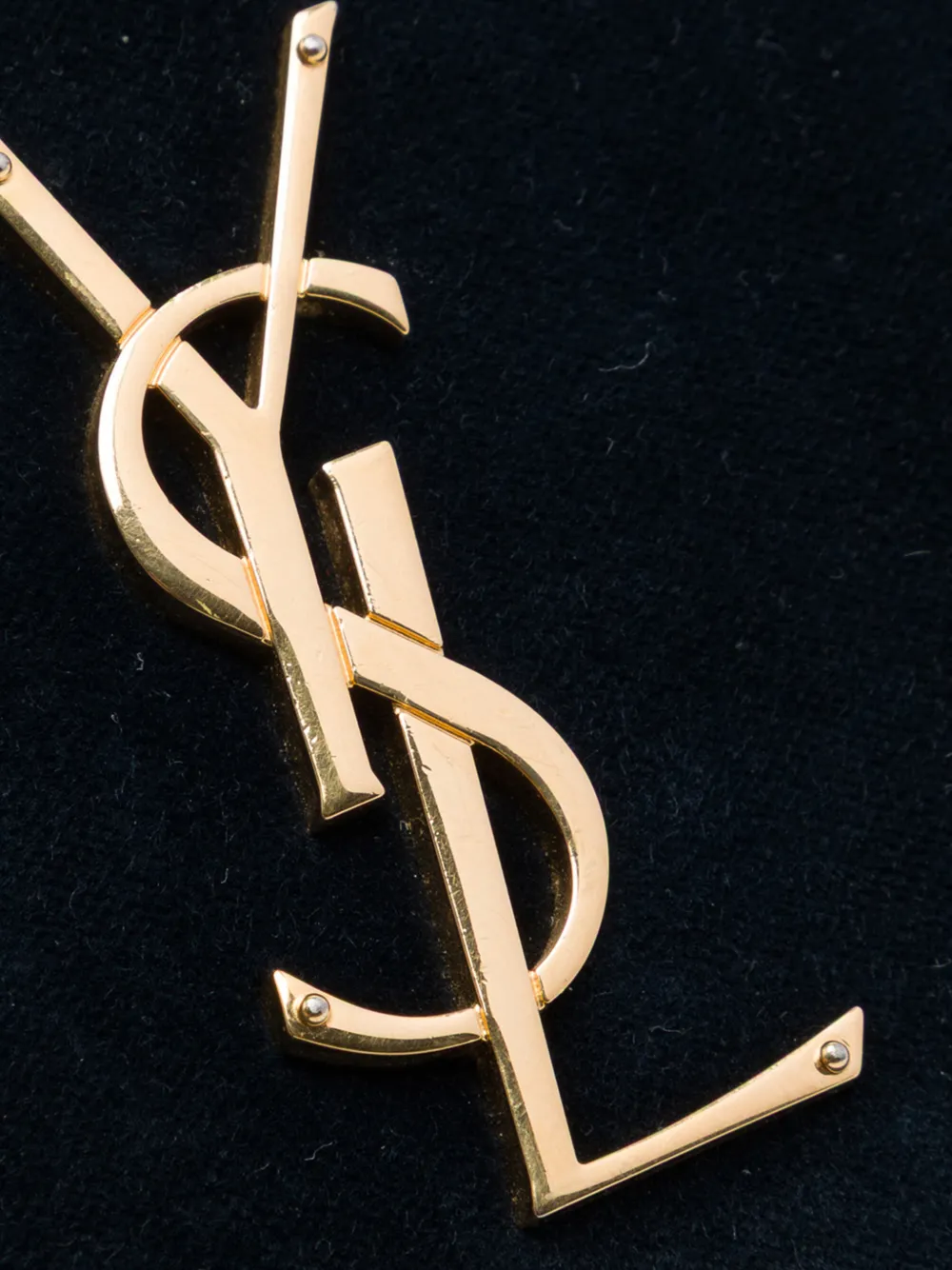 Saint Laurent Pre-Owned 2016 スエード モノグラム ケイト チェーン