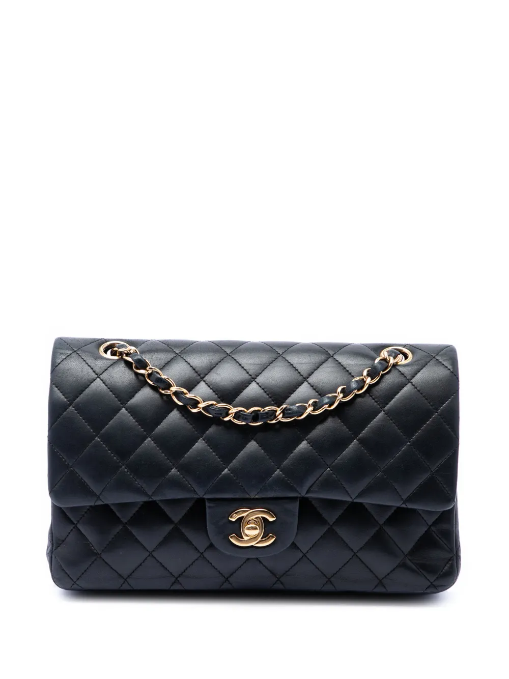 CHANEL Pre-Owned 2006-2008 Medium Classic Lambskin Double Flap shoulder bag - Nero
