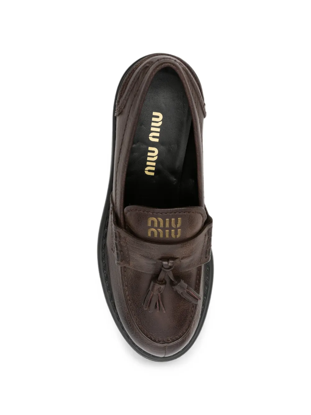 Miu tassel-detail platform loafers Bruin