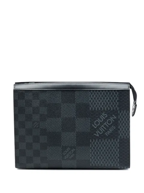 Louis Vuitton Pre-Owned 2020 Damier Graphite 3D Pochette Voyage MM clutch bag