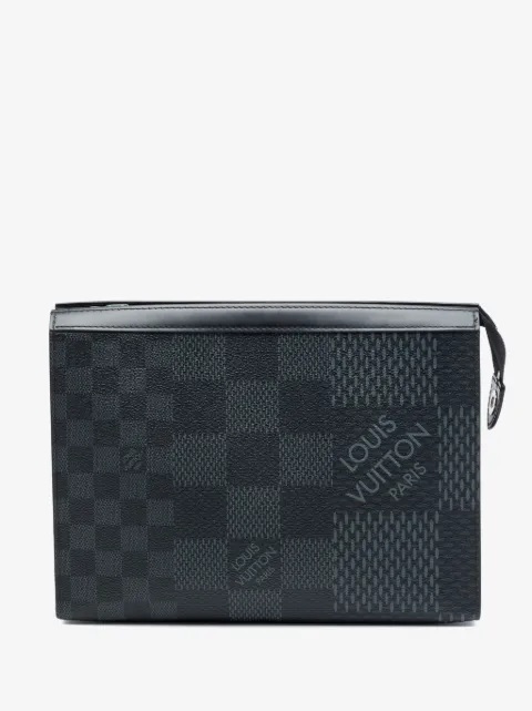 Louis Vuitton Pre-Owned 2020 Damier Graphite 3D Pochette Voyage MM clutch bag