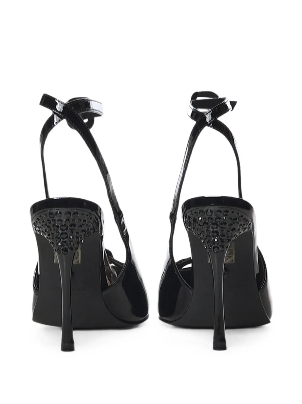 Kurt Geiger London 2 buckle point court heels Zwart