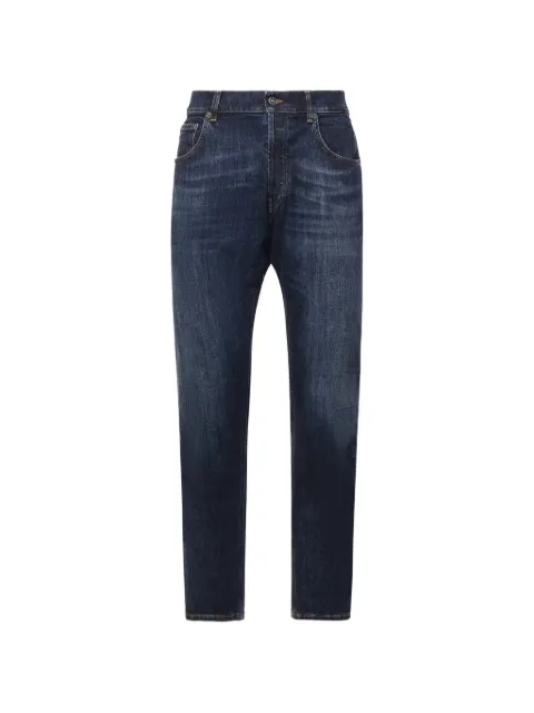 DONDUP faded whiskered jeans