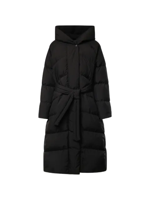 Moorer belted oversized coat