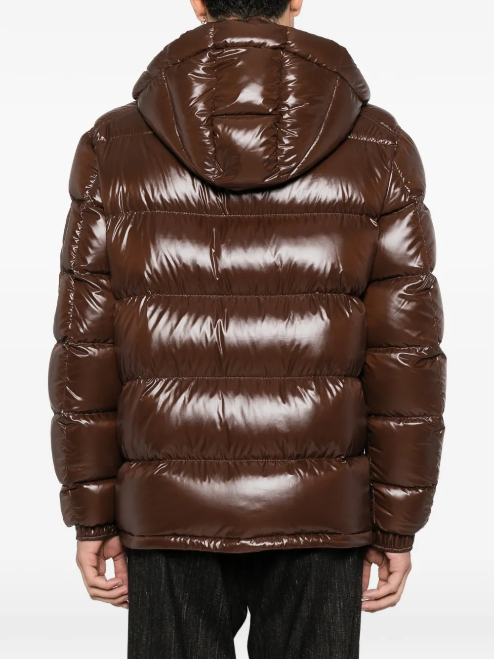 Herno Polar gewatteerd jack met capuchon Bruin