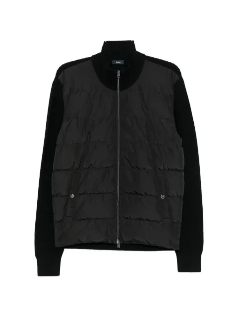 Herno quilted knitted jacket