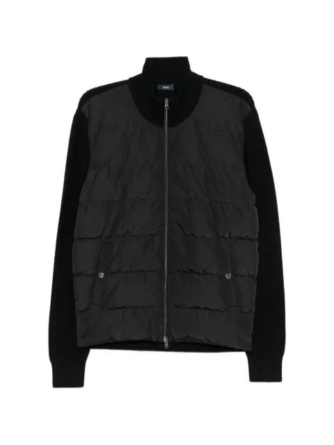 Herno quilted knitted jacket