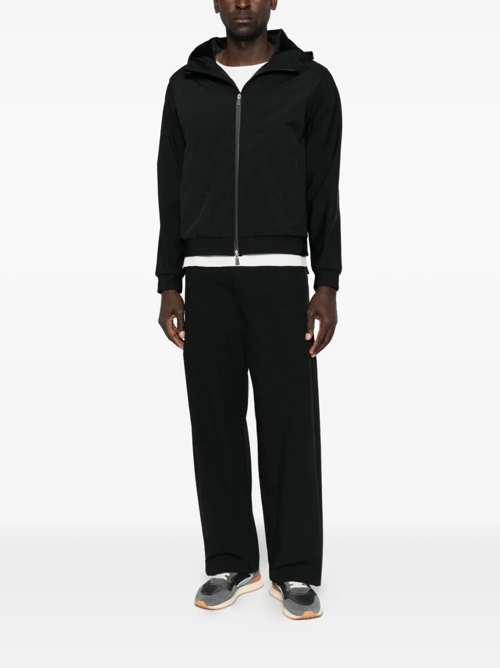 Herno Jack met capuchon Zwart