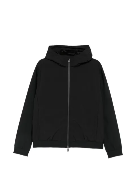 Herno hooded zip-up jacket
