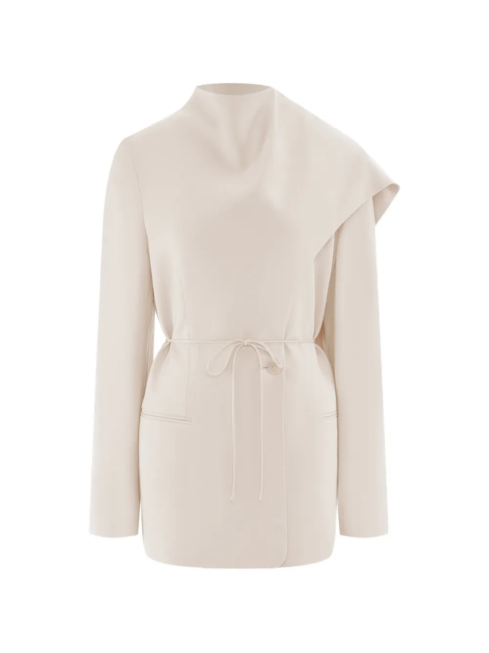 12 Storeez Petra Asymmetric Blazer In 뉴트럴