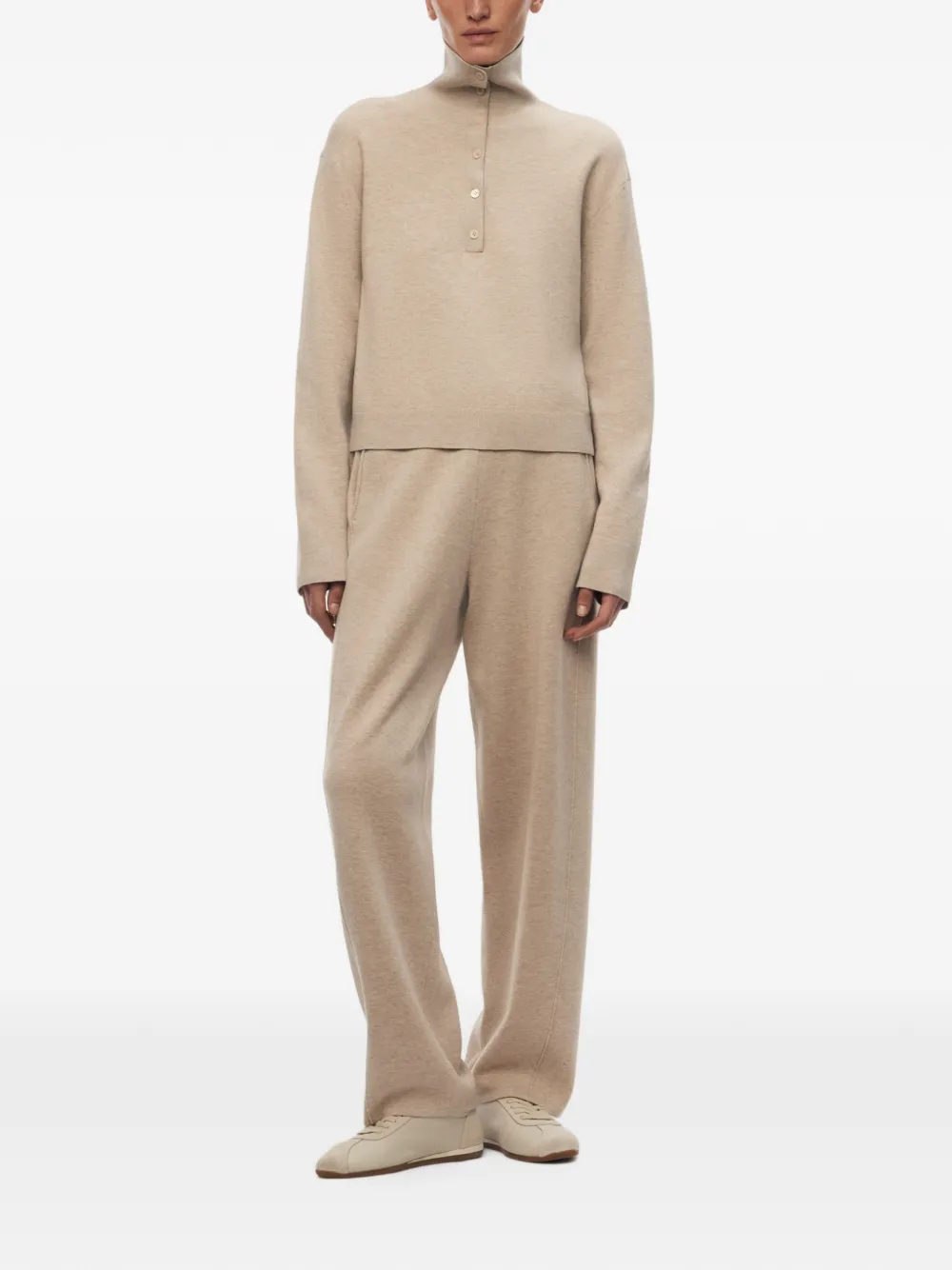 12 STOREEZ Tetris broek met trekkoord Beige