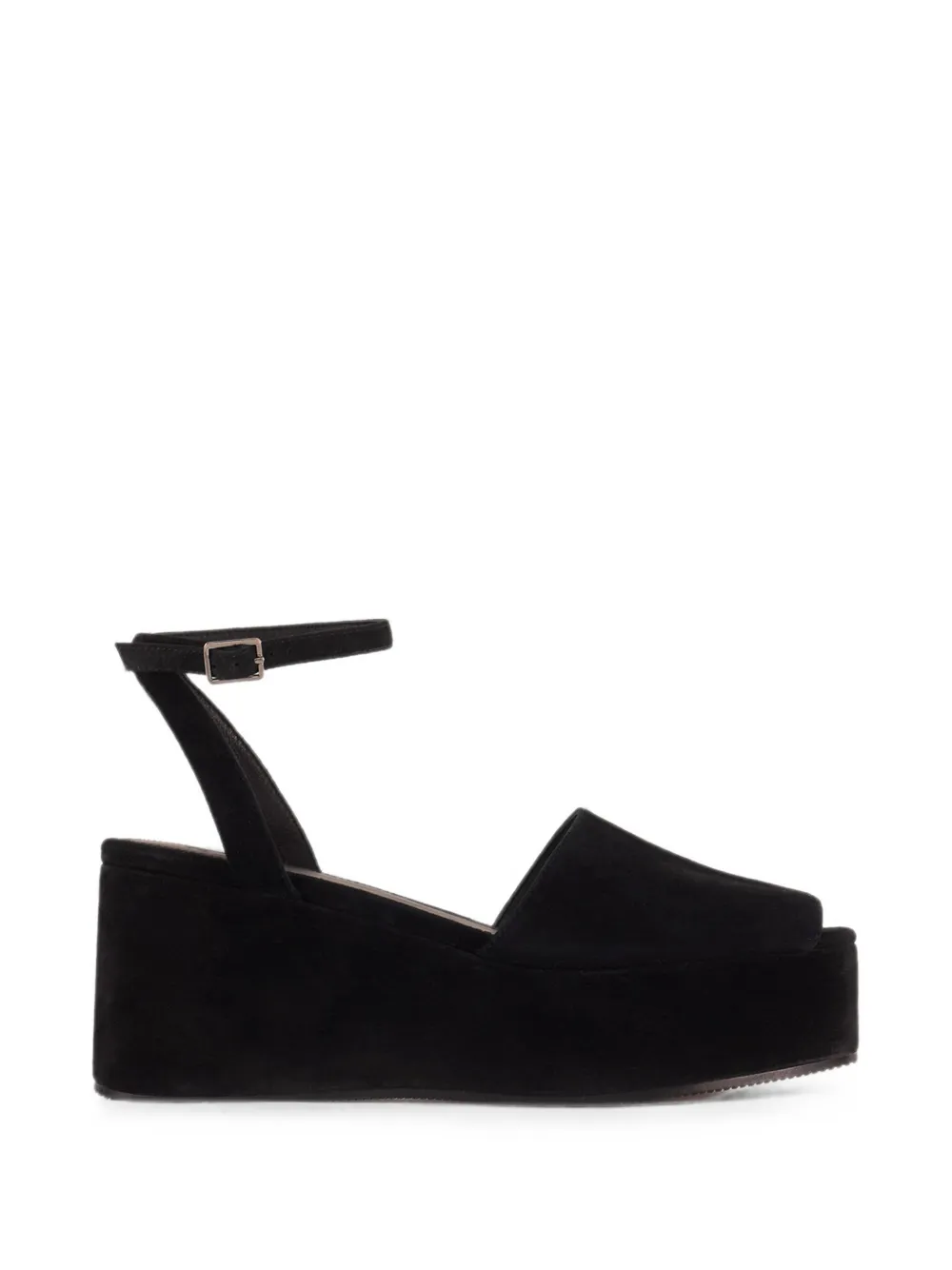 12 STOREEZ Fonda platform sandals Zwart