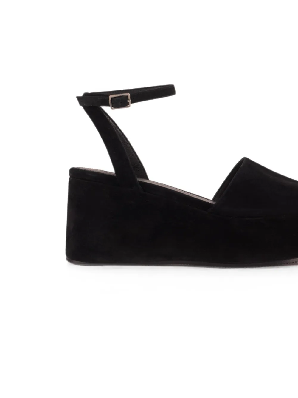12 STOREEZ Fonda platform sandals Zwart