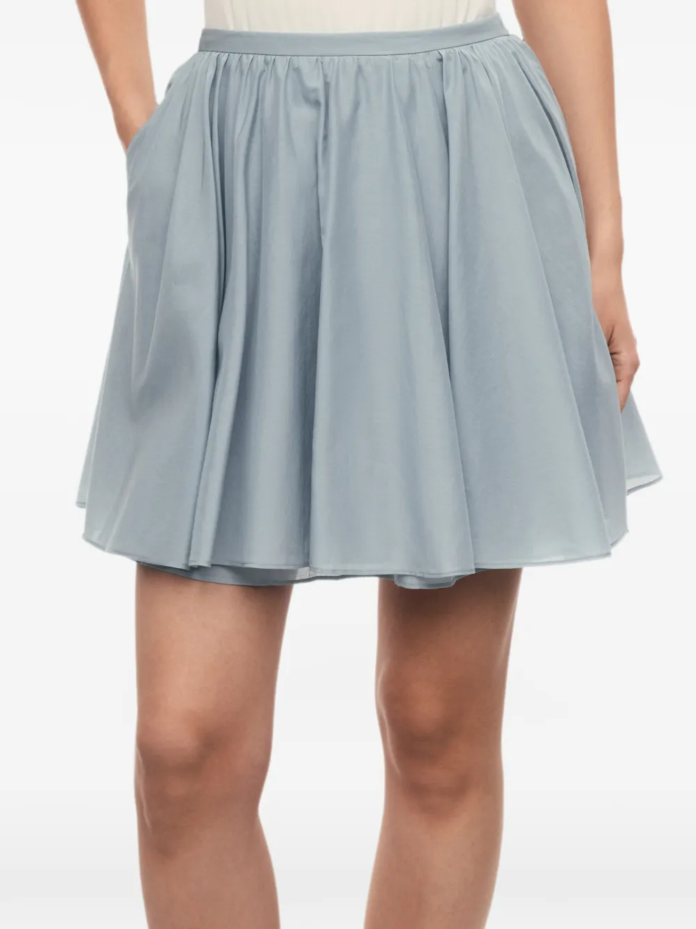 12 STOREEZ Orchard gesmockte mini-rok Blauw